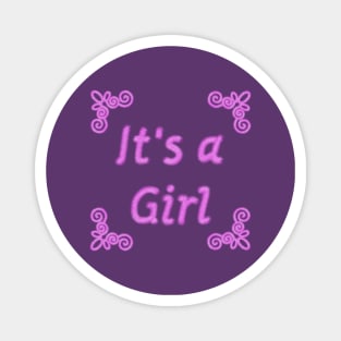 Its a Girl - plush Magnet